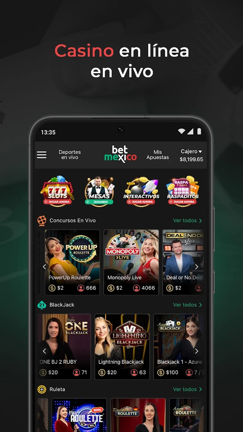 Live Game Shows on Betmexico
